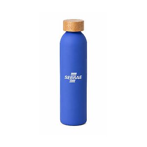Garrafa com Tampa Bambu Personalizada