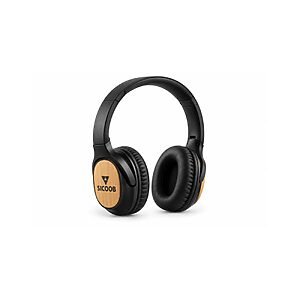 Fones de Ouvido Wireless em Bambu e ABS
