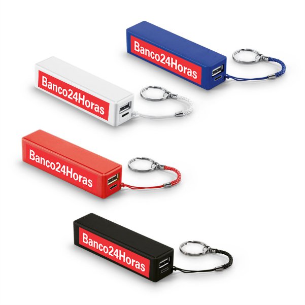 Bateria portátil em ABS (1.200 mAh)