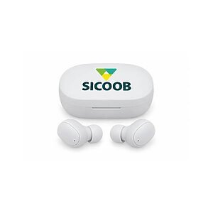 Fone de Ouvido Bluetooth Touch com Case Carregador Personalizado